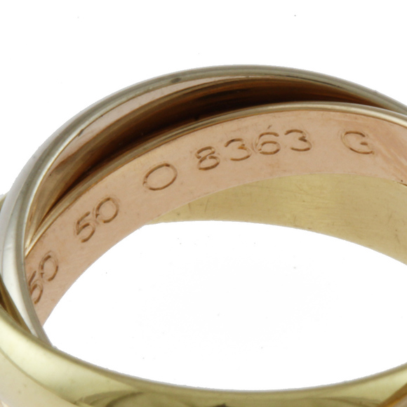 Cartier Trinity Ring No. 9 18k K18 Gold - Picture 5 of 6